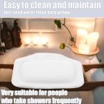 Soft Waterproof Bath Pillow with Strong Suction Cups