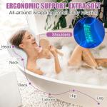 Luxury 4D Air Mesh Bath Pillow with Suction Cups