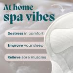 Losavia Anti-Bacterial Bath Pillow with Carry Case