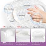Luxury 4D Air Mesh Bath Pillow with Suction Cups