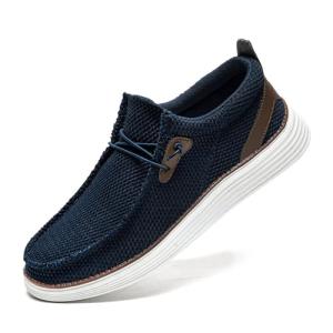 Men's Lightweight Slip-On Loafers in Dark Blue