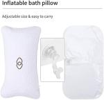 Comfortable Anti-Slip Bathtub Pillow for Relaxation
