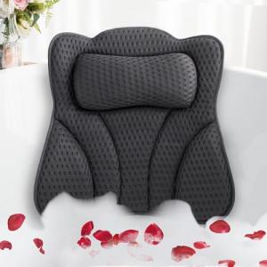 Joeyset Luxury Bath Pillow with Suction Cups