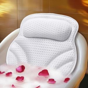 4D Air Mesh Bath Pillow - Spa Cushion Comfort
