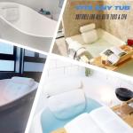 Extra Thick Bath Pillow with Strong Suction Cups