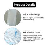 Non-Slip Inflatable Bath Pillow for Ultimate Relaxation