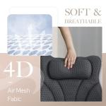 Joeyset Luxury Bath Pillow with Suction Cups