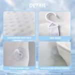 Ergonomic Waterproof Bath Neck Pillow with Suction Cups