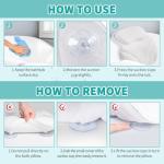 4D Air Mesh Bath Pillow - Spa Cushion Comfort