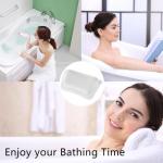 Koelaa 3D Ergonomic Bath Pillow - White