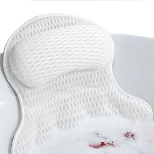 Luxury Soft Non-Slip Bath Pillow with Suction Cups