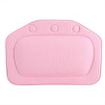 Ergonomic Pink Spa Bath Pillow for Support