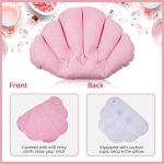 3-Piece Inflatable Bath Pillow Set - Soft Support