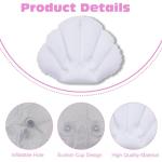 Inflatable Bath Pillow for Comfort and Relaxation