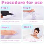 Inflatable Bath Pillow for Comfort and Relaxation