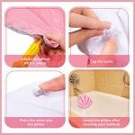 3-Piece Inflatable Bath Pillow Set - Soft Support