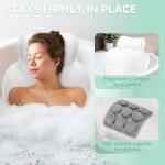 Luxurious Quick-Dry Bath Pillows for Tub