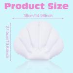 Inflatable Bath Pillow for Comfort and Relaxation