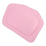 Ergonomic Pink Spa Bath Pillow for Support