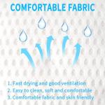 Super Soft Bath Pillows with 7 Suction Cups