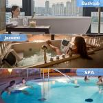 Large Extra Thick Bath Pillow with Support