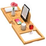 Expandable Bath Caddy Tray for Most Tubs