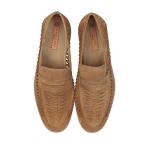Men's Suede Tan Loafers by Silver Street London