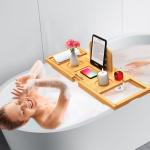 Expandable Bath Caddy Tray for Most Tubs
