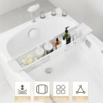 Adjustable Bathtub Caddy Tray for Storage
