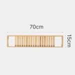 Bamboo Bath Caddy and Spa Organizer Shelf