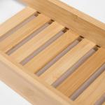 Bamboo Bath Caddy and Spa Organizer Shelf