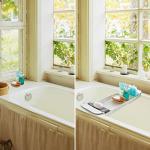 Adjustable Bathtub Caddy Tray for Relaxation