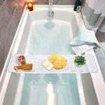 Adjustable Bathtub Caddy Tray for Relaxation