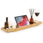 Bamboo Bathtub Caddy Tray for Relaxation