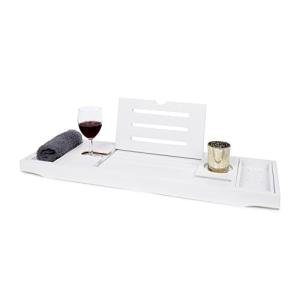 Luxury Bamboo Bath Caddy for Relaxation