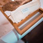 Luxury Bamboo Bath Tray with Candle and Holders