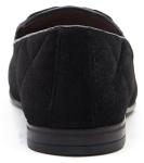 Thomas Crick Men's Black Velvet Dress Loafers