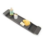 Versatile Grey Bathtub Caddy for Relaxing Soaks