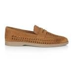Men's Suede Tan Loafers by Silver Street London