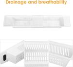 Adjustable Bath Caddy Tray for Bathtub Storage