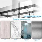DIFULI No Drill Shower Caddy Shelf 2 Pack