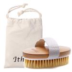 Ithyes Natural Bristle Dry Brush for Exfoliation