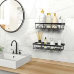 DIFULI No Drill Shower Caddy Shelf 2 Pack