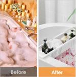 Adjustable Bath Caddy Tray for Bathtub Storage