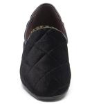 Thomas Crick Men's Black Velvet Dress Loafers