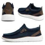 Men's Lightweight Slip-On Loafers in Dark Blue