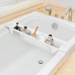 Adjustable Bath Caddy Tray for Bathtub Storage
