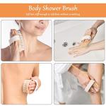 Natural Bristle Body Brush for Exfoliation and Massage