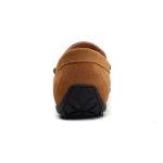 Men's Brown Leather Driving Moccasins - Size 8 UK