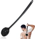 Long Handle Silicone Body Scrubber for Shower
